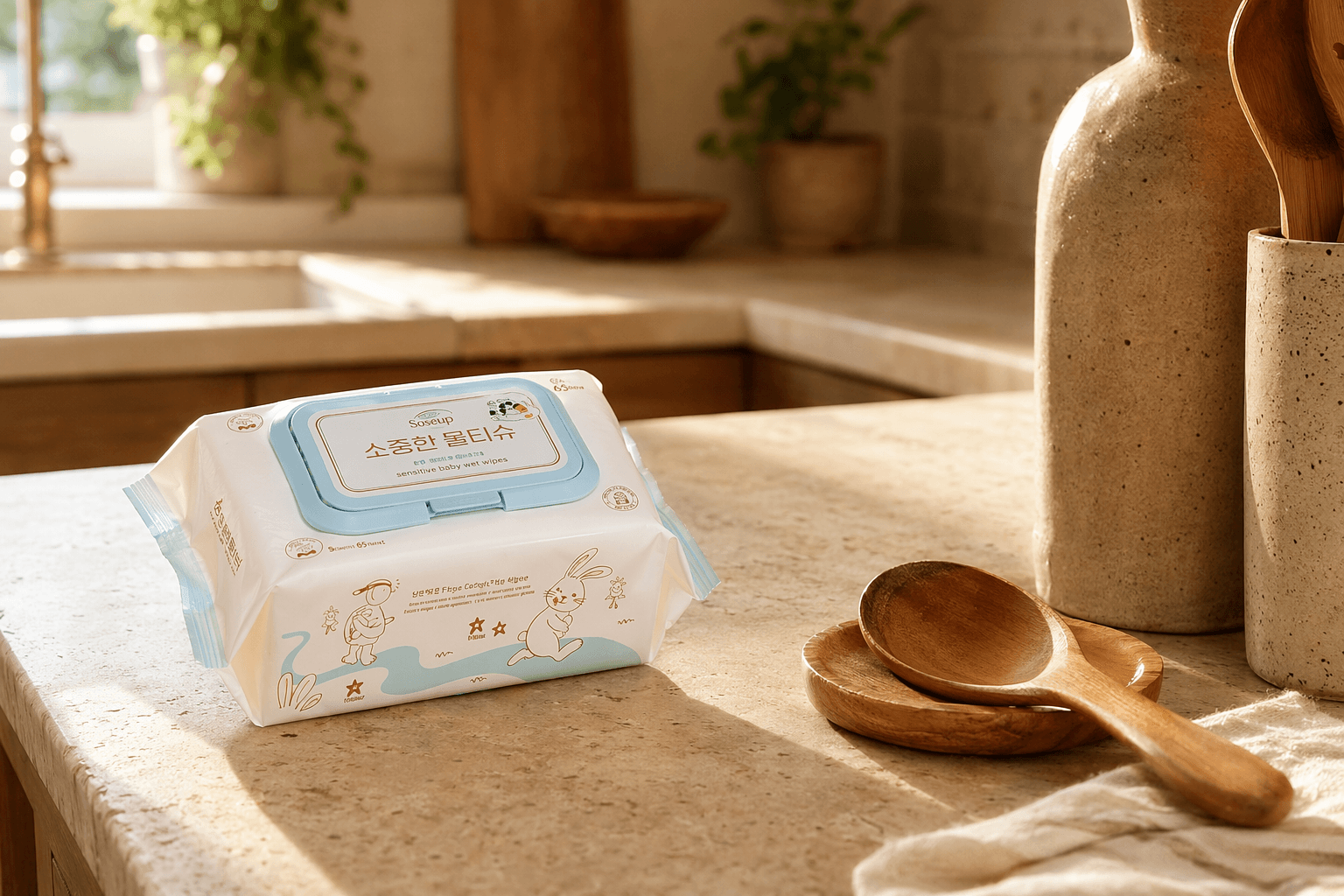 Soseup no-wash care products for babies